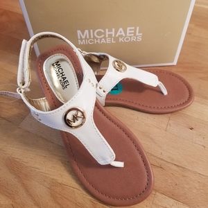 Michael Kors white girls size 12 sandle